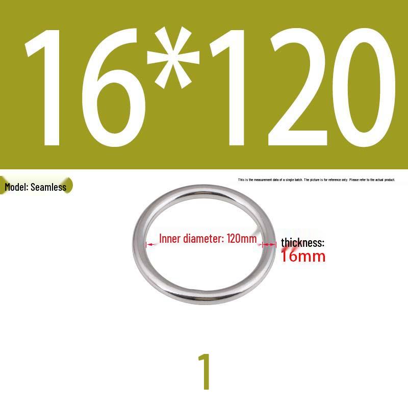 304 Stainless Steel Seamless O-Ring for Lifting and Hammock Yoga Connection