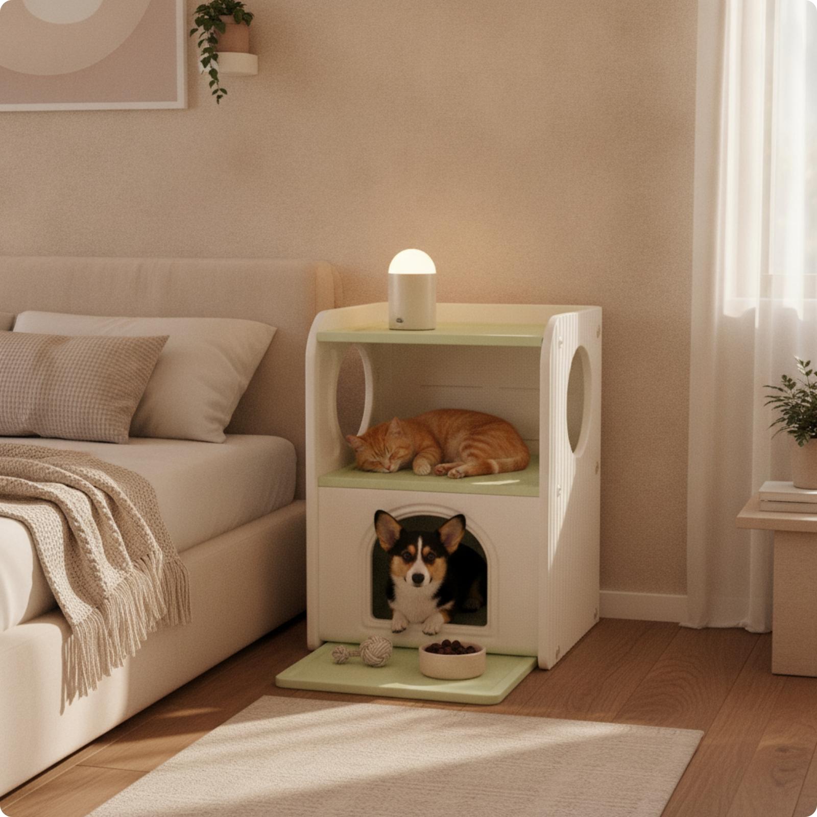 Cabinet Pet House Long-Lasting Indoor Pet