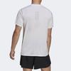 Adidas Running Sports Crew Neck Short Sleeve T-Shirt Men Tops White HC9826