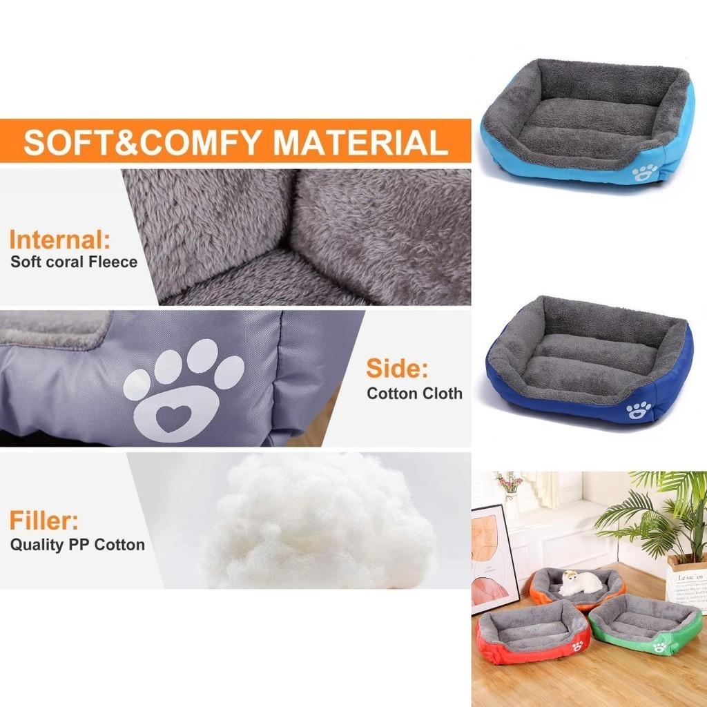 Comfy And Soft Orthopedic Pet Dog Bed For Large Cats And Puppies