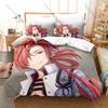Anime Bedding Set 3Pcs Fate Grand Order Takasugi Shinsaku Stylish Design Bedroom Gift for FGO Lovers for Fans