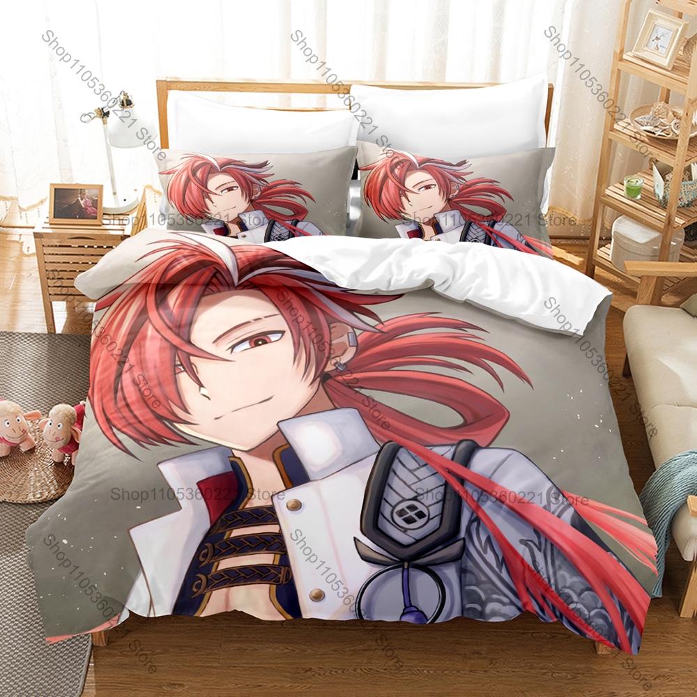 Anime Bedding Set 3Pcs Fate Grand Order Takasugi Shinsaku Stylish Design Bedroom Gift for FGO Lovers for Fans