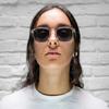 Small Simple UV DIMONT Transparent Gloss [Alpina] Sunglasses, Size, UV400, Lightweight, Design, Spring-Loaded Temples, Protection, Stylish, Driving,