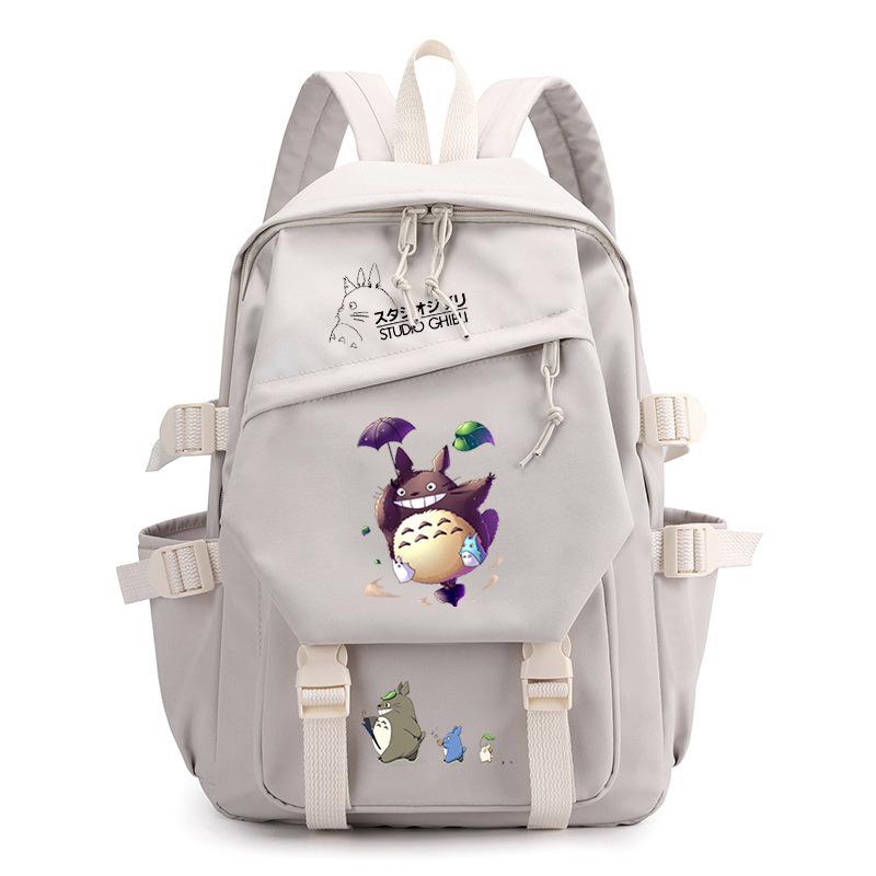 Totoro Dorado cute cartoon peripheral children's school bag spine care primary and secondary school backpack