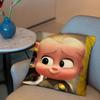 Federa per Cuscino The Boss Baby 2-in-1 Reversibile in Peluche | Auto/Divano/Letto | Regalo Perfetto