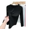German Velvet Warm Split Bottoming Shirt - New 2025 Autumn Irregular Design Trend