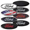 Car Rear Trunk Front Grill Sticker For Ford Grille Emblem Logo Hood Badge Focus Kuga MK7 MAX Fiesta Ranger Mondeo Mustang Escape