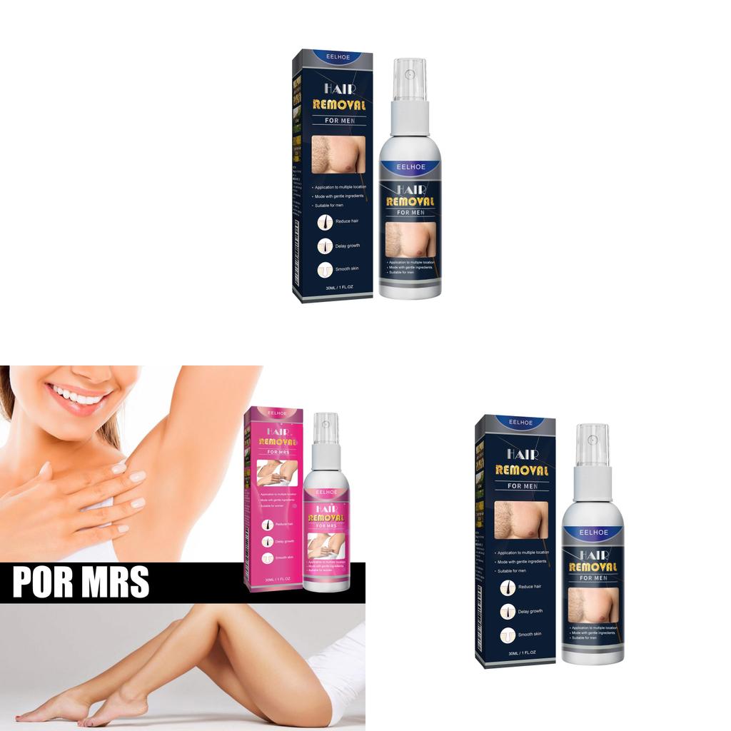 Spray Depilatorio Corporal Para Mujeres Niebla Depilatoria Suave de Acción Rápida Para Zonas Sensibles