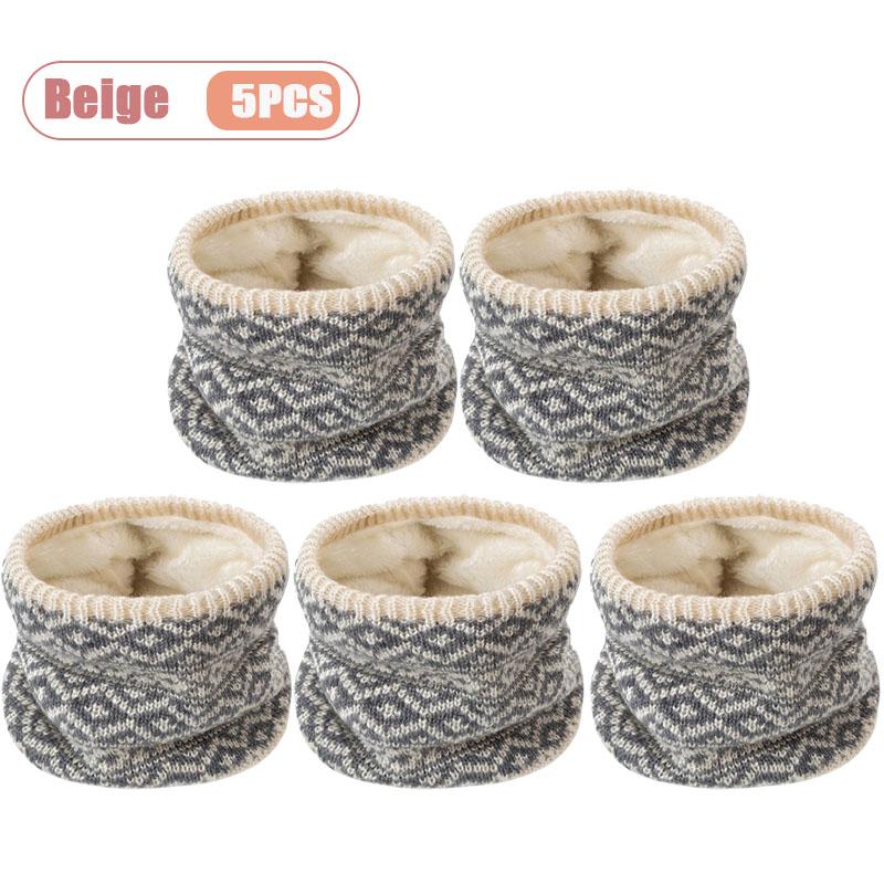 1-6PCS Outdoor Riding Neck Warmer Fleece for Fall and Winter Cold Proof Windproof Neck Guard Christmas Gift Neck Brace