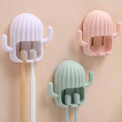 1Pc Multifunctional Creative Non-trace Wall Toothbrush Holder Electric Toothbrush Storage Rack Bathroom Accessories