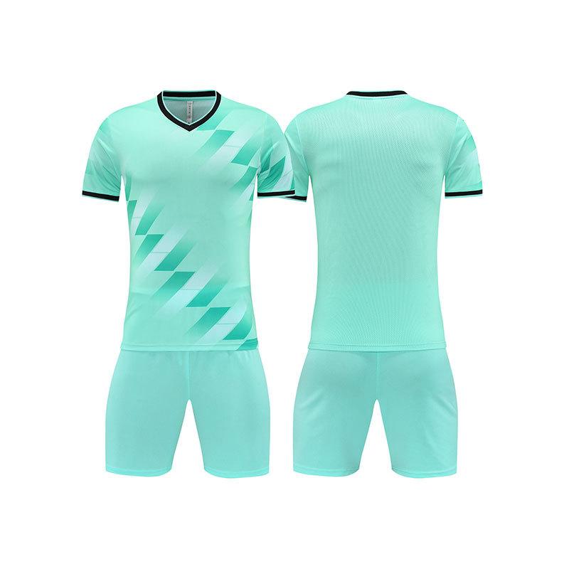 Short-sleeved Football Jersey Set Spot Printing Number Light Board Football Training Jersey Team Summer Game Jersey