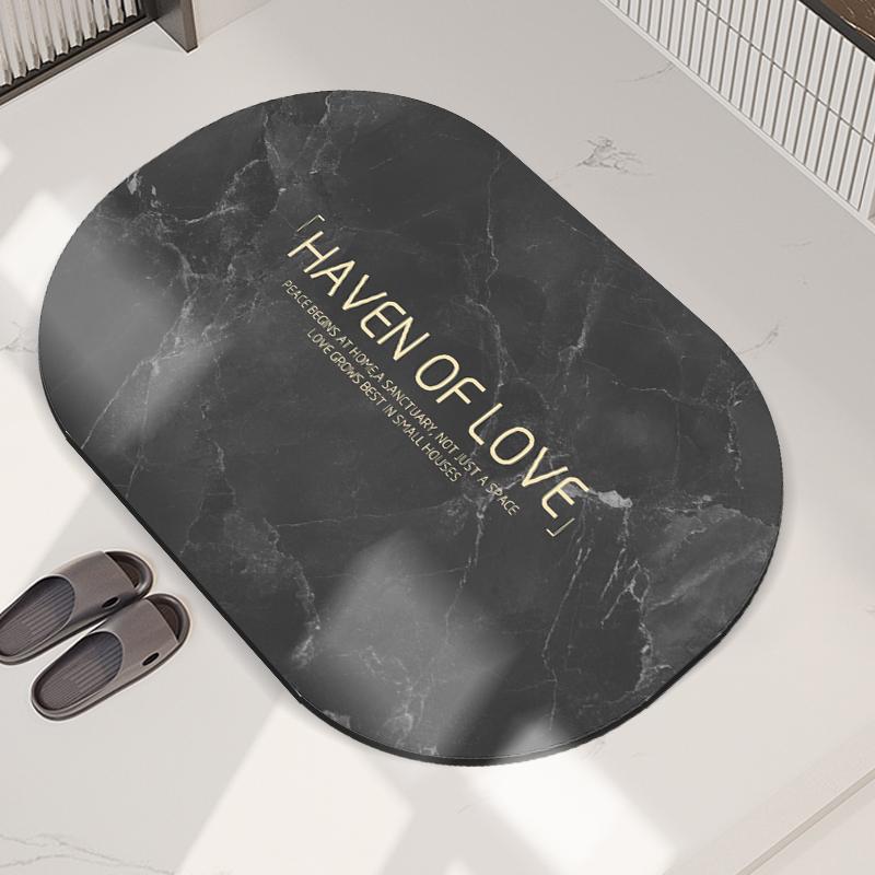 Diatom mud absorbent mat, bathroom floor mat, bathroom floor mat, door non-slip mat, diatomaceous earth mat, absorbent foot mat