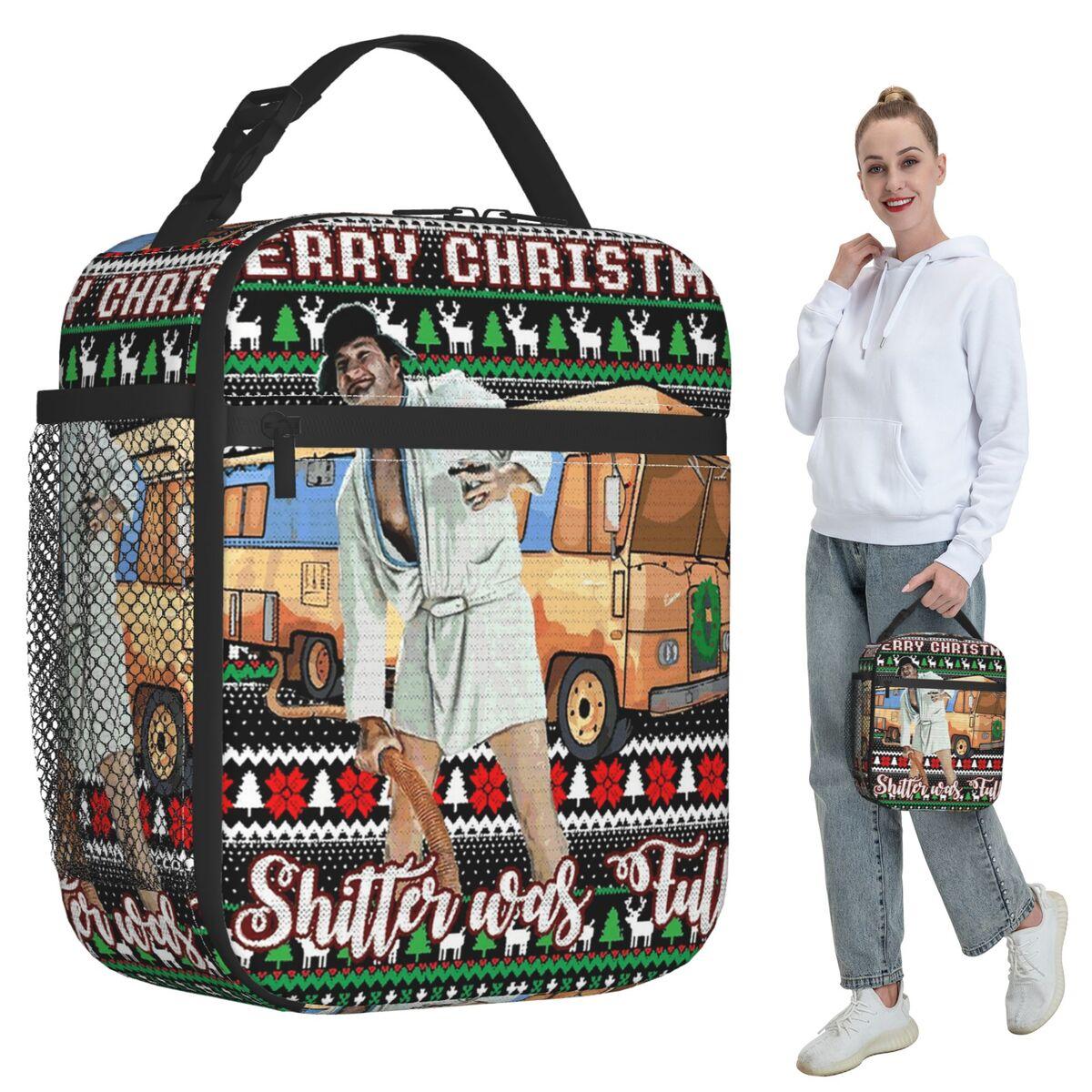 Mens Womens Cousin Eddie Insulated Lunch Bag for Kids School Cooler Thermal Food Box Tote Portable Lunch Boxes Container One Size