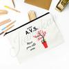 French Printed Makeup Bag Travel Neceser Travel Toiletry Organizer School Pencil Bags Graduate Gift for Maitresse Atsem Aesh Avs