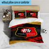 3PCS Stade Football Club Crest Bedding set,Ideal For1pc Duvet Cover And 2pcs Pillowcases Perfect for Christmas gift,Ideal for Bedroom, Dormitory