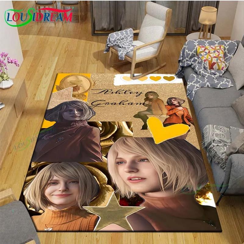 2025 Fashion 3D Movie R-Resident Evil Printed  Carpet Living Room Anti-Skid Area Rug Kids Bedroom Mats Yoga Mat Carpet Decor