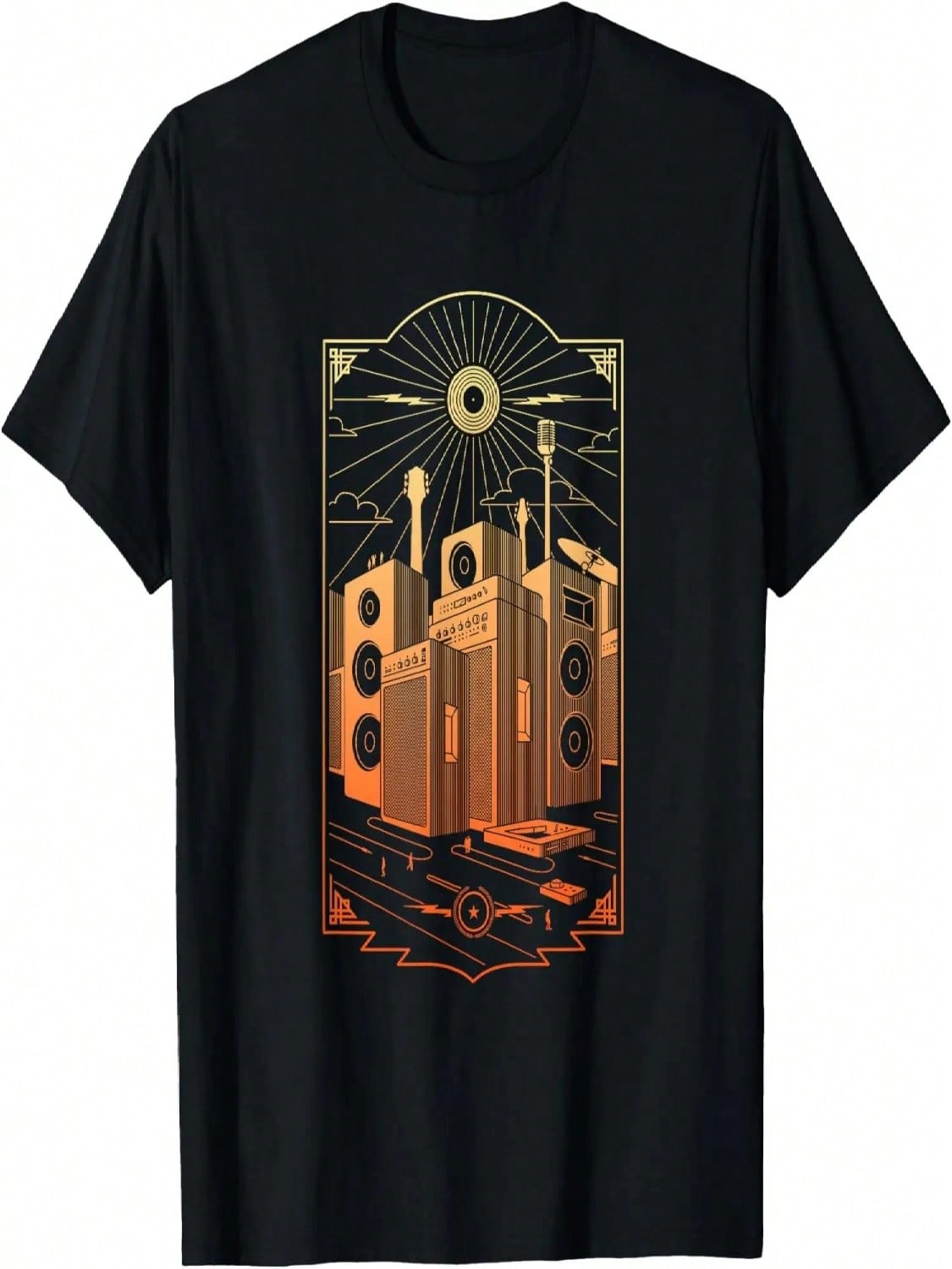 Rock City _ Music Instruts T-Shirt S разноцветный