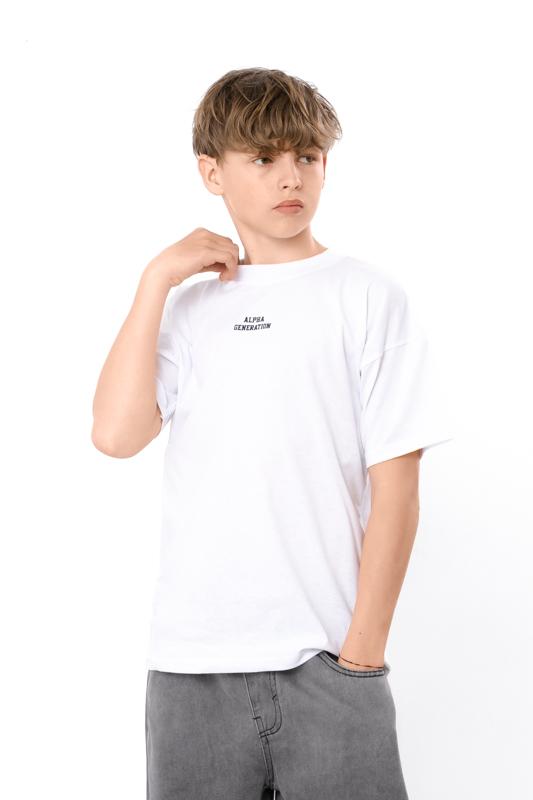 Boy's T-Shirt with Graphic Prints Summer 6414-001-33-1-2 HC