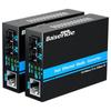 BOSENDE 100Mbps Single-Mode Dual-Fiber SC Fiber Optic Transceiver Pair