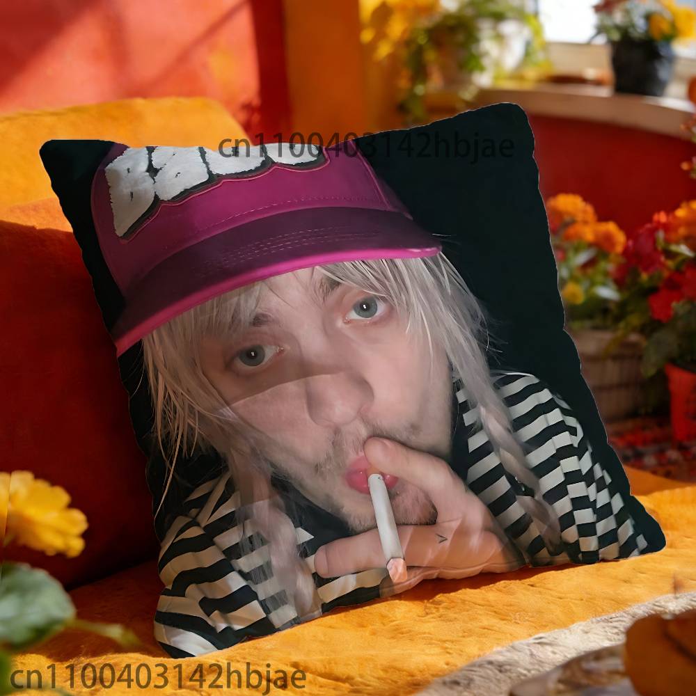P-Poshlaya M-Molly Pillow Case For Sofa Decor Car Office Room Printing Cushion Cover Decorations and Protector