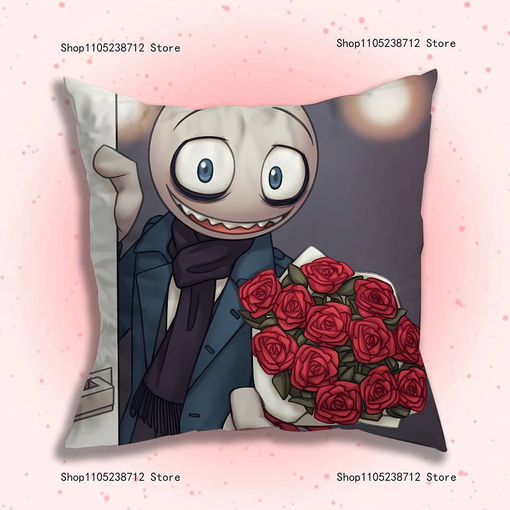 Peter Y-Your B-Boyfriend Pillow Covers Cartoon Sofa Decorative Home Double-sided Printing Short Plush Cute Cushion Cover