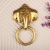 Brass Elephant Door Knock for Main Door | Antique Finish |  Elegant Home Entrance Décor | Durable & Stylish Front Door Accessory (3) | Pack of 1