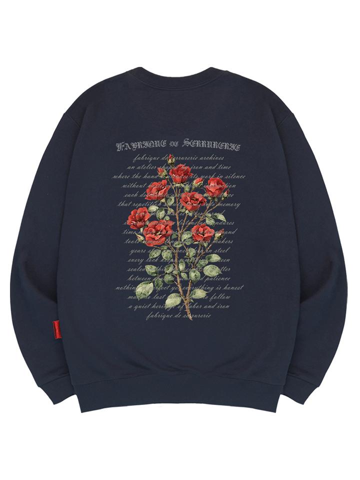 Ellamo Rose Rouge Sweatshirt Unisex Plus Size S~4Xl (Type B)