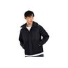 Li Ning Fitness Series Hooded Fashion Versatile Warm Regular Sports Cotton Jacket Men Jacket Black AJMS001-1