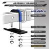 AUTMATCH Hitch Tightener Anti-Rattle Clamp, Heavy Duty Hitch Stabilizer for 1.5" and 2" Trailer