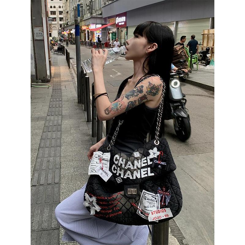 INS Lazy Style Striped Layered Wide-Leg Tie-Up High Waist Casual Floor-Length Pants