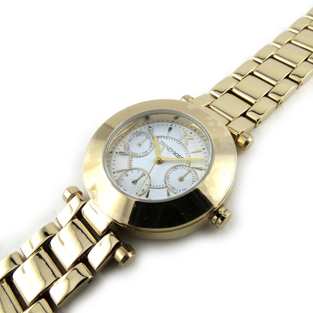 Les Trésors De Lily [N2445] - Women's Watch 'Trendy' White Gold