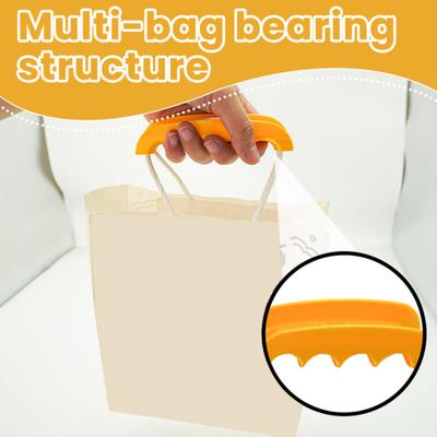 1/2 Stück Einkaufstaschenhalter Ergonomisches Design Anti-Quetsch-Handgerät Fingerdruckentlastungswerkzeug Einkaufstaschenassistent