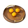 Large Capacity Fruit Food Storage Plate Round Bread Pallet Dinner Plate Fast Food Tray  Restaurant