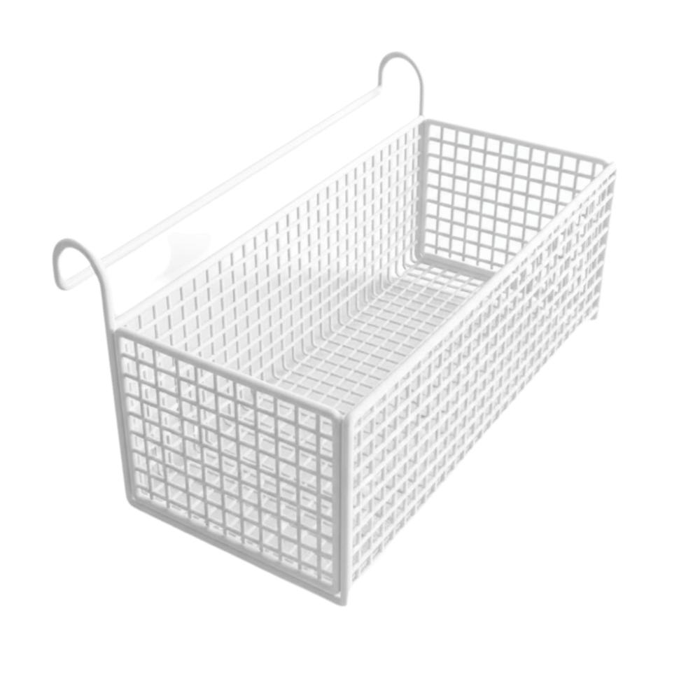 No Drill Space-Saving Shelf Hollow Door Bedroom Organizer Simple Bedside Hanging Basket  Bedroom