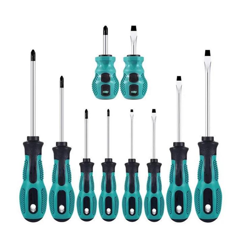 Mini Screw Driver Multipurpose Handle Screwdrivers Set With Magnetic Insulated Security Repair Hand Tools Cross/Straight Type