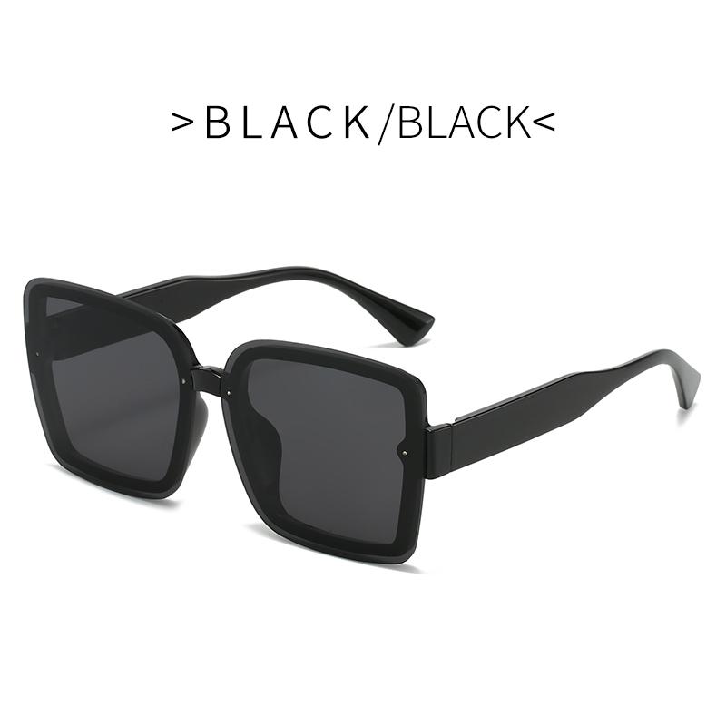 Vintage Big Frame Square Sunglasses Fashion High Quality Women Men Luxury Brand Sun Glasses Retro Gradient Lady Shades UV400