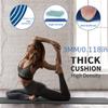 High Density EVA Yoga Mat Durable Professional Mat for Men and Women Home Workout Non-Slip 3mm Pilates Mat with Shock Absorption and Portability