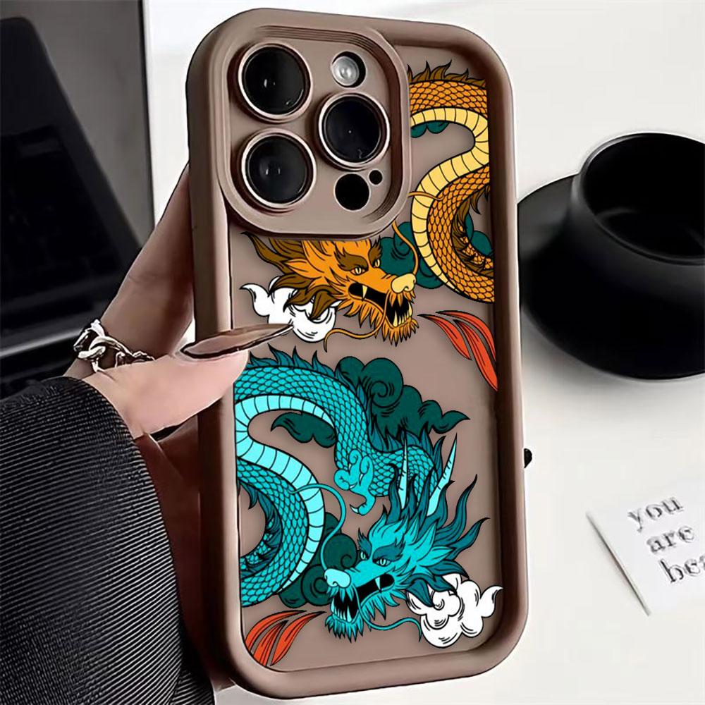 Comics Dragon Caricature Phone Case For HONOR X9D X9B X9A X8C X8B X8A X8 X7A X6A X7 X9 MAGIC 5 6 7 8 Y9 DIY Shell Case Cover