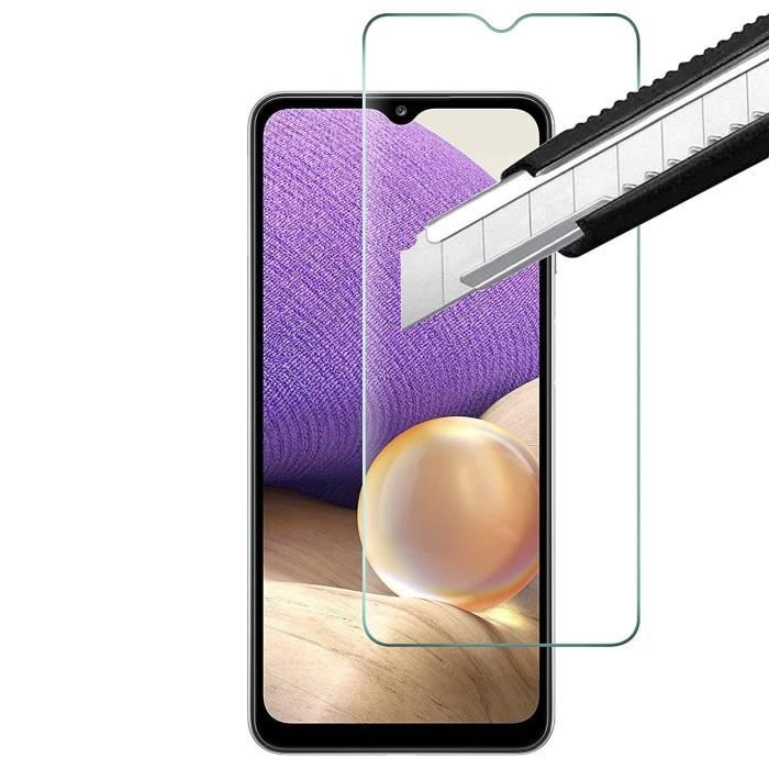 Film de protection - Toproduits® - Samsung Galaxy A32 5G - Verre trempé - Résistant aux chocs - Transparent