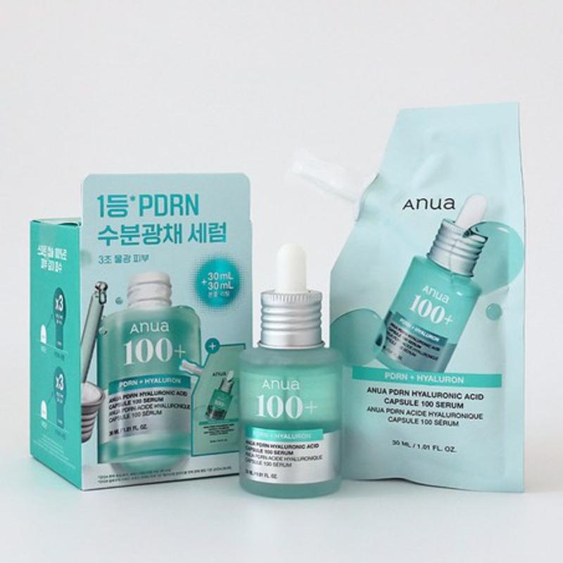 

ANUA PDRN Hyaluronic Acid Capsule 100 Serum 30ml + Refill 30ml