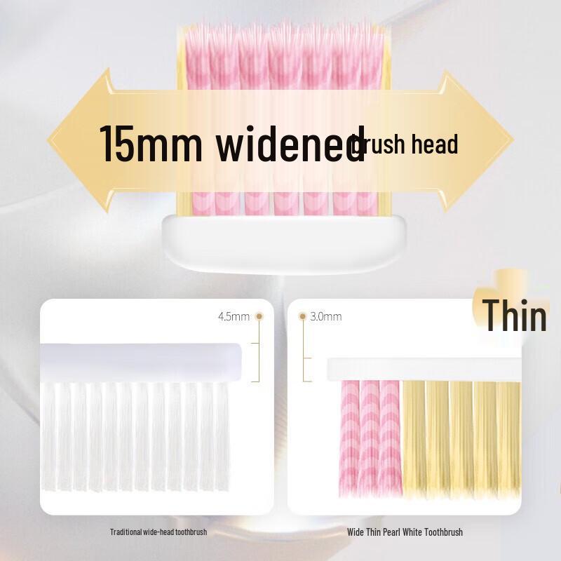 Lion DentalCare 61-Hole Soft Bristle Wide Head Toothbrush