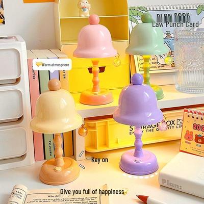 Creative Cartoon LED Ball Night Light: Battery-Powered Table Lamp for Students