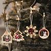 Santa Claus Snowflake Decorations: Festive Cross-Border Handicrafts
