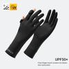 Flip Finger Ice Silk Gloves Touch Screen Riding Driving Gloves New Driving Mittens  Summer
