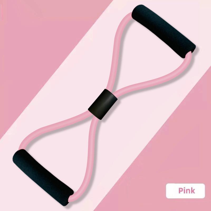 8 kształtów joga pull up band elastyczna taśma lina lateksowa guma ramię opór fitness ćwiczenia klatka piersiowa ekspander pilates joga domowa siłownia