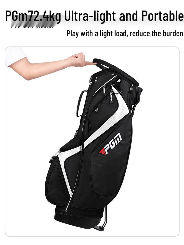 PGM Golf Stand Bag: Unisex, 14-Slot, Double Straps, Lightweight & Portable.