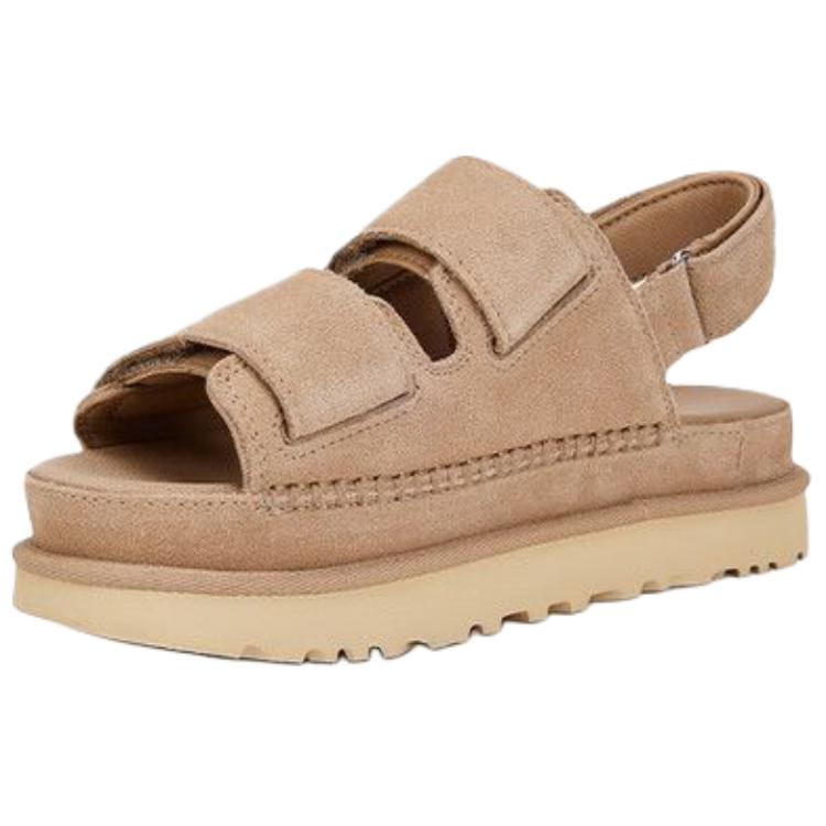 UGG Golden Family Two-Layer Cowhide Open-Toe Fashion Slide Sandals Women Sandals 1141493-SAN