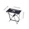Portable Folding Stool Waterproof Outdoor Camping Stool High Load-Bearing Collapsible Travel Stool for Hiking Backpacking