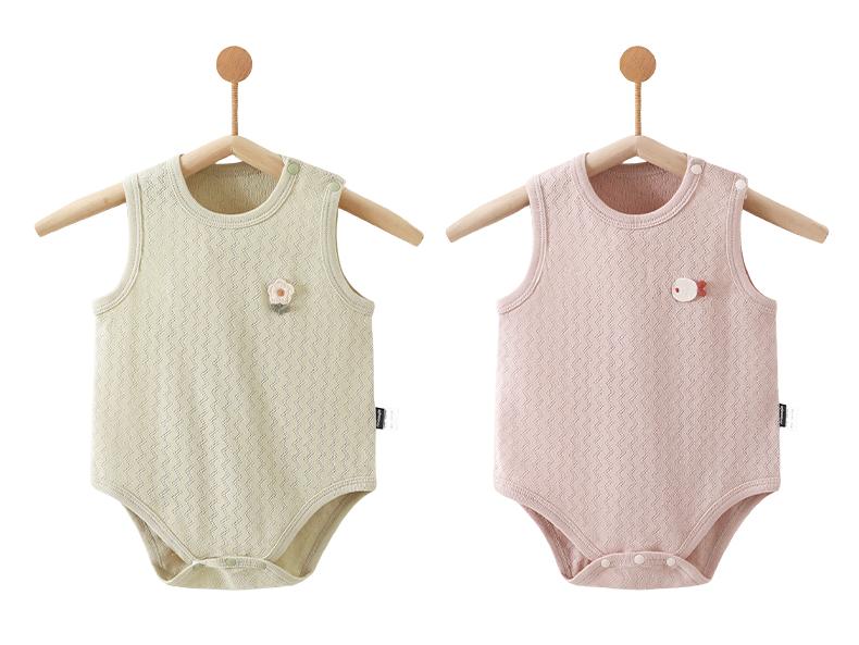 Hollow jacquard vest bag fart jacket