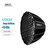 Nanlite 120CM Quick-release Parabolic Softbox with Grid